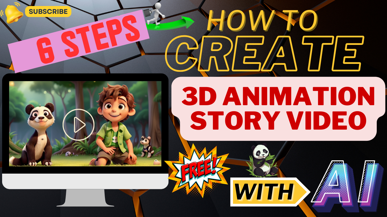 Animated-Cartoon-Videos-How-to-Make-3D-Animated-Stories-for-Free-Using-AI-Step-by-Step-Guide